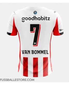 Günstige PSV Eindhoven Ruben van Bommel #7 Heimtrikot 2025-26 Kurzarm